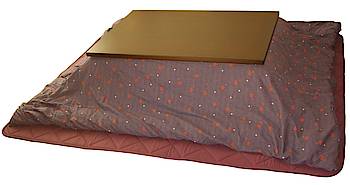 Japanese furniture / Warming low table (kotatsu) / European specifications (220-230 V, CE)