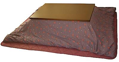 Meubles japonais / table basse à chaufferette (kotatsu) / spécifications européennes (220-230 V, CE)